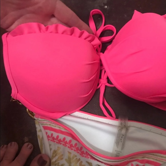 VS PINK bathing suit jus don’t like pink NWOT 34 d - Picture 3 of 6